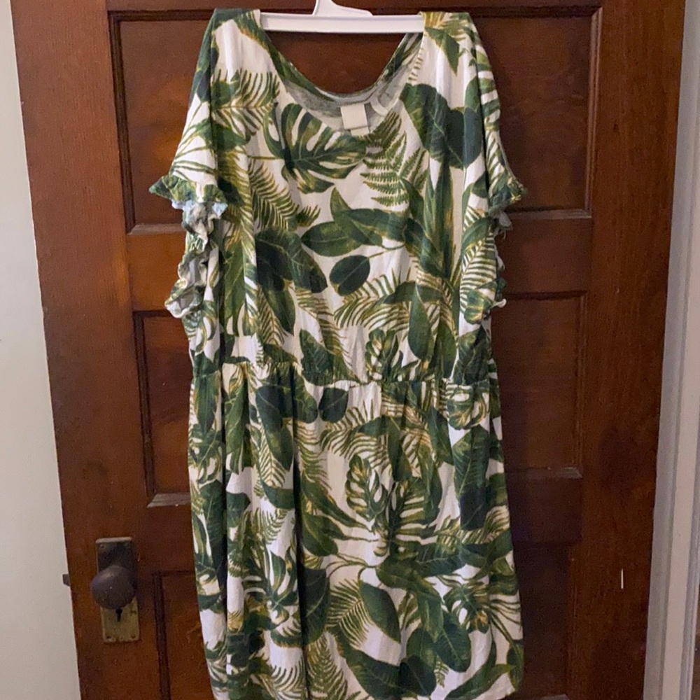 Cotton dress. Perfect bathing suit cover up!